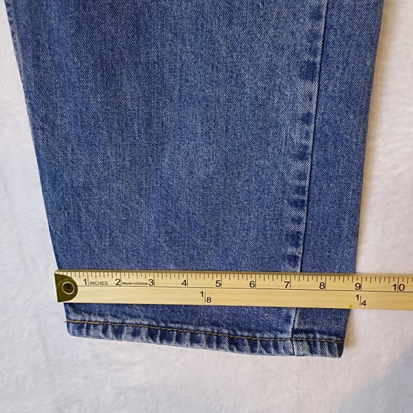 Levis 505 Jeans Mens W40 L30 Blue Classic Fit Straight Leg Denim Work Casual - Picture 7 of 16